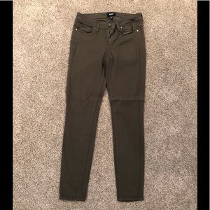 Paige Ankle Jeans Green Size 28
